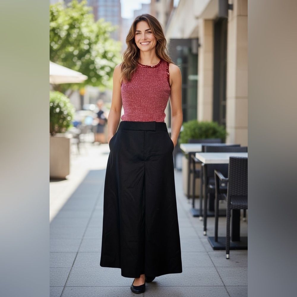 Stella McCartney 💕Black Wide Leg Pants